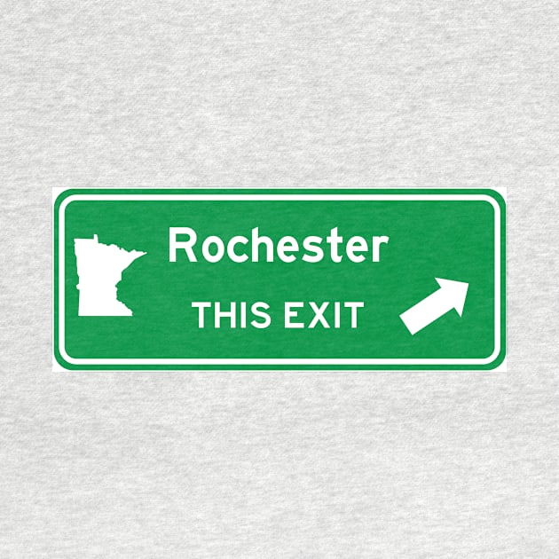 Rochester, Minnesota Highway Exit Sign by Starbase79